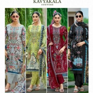 KAVYA KALA Couture RIHAANA Designer Unstitched Cotton Suit Set